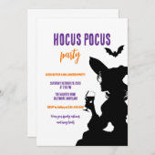 ハocusポーカス パーティー ハロウィン 魔女パーティー 招待状 (正面/裏面)
