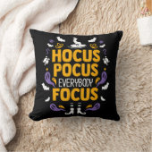ハocusポocus 皆 Focus ハロウィン 衣装 ハロ クッション (ブランケット)