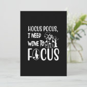 ハocusポocus 集中するためにワインが必要 招待状 (スタンド正面)
