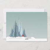 ハoliday引越しのお知らせグリーティングカード シーズンカード (裏面)