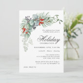 ハoliday ボタニカル グリーン 法人パーティー 招待状 (スタンド正面)