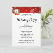 ハoliday Party | モノグラム 招待状 (スタンド正面)