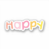 ハPpY シール (正面)