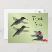 ハummingbirdのポストカード ありがとう or どんな行事にも ポストカード (正面/裏面)