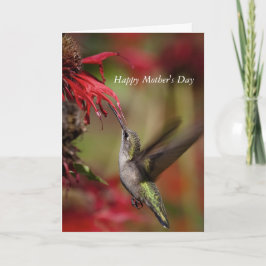 ハummingbirdの母の日のカード カード