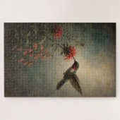 ハummingbird Bloom | 花鳥アート | パズル (横)
