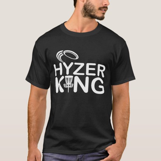 ハyzerキング ディスクゴルフ ゴルファー tシャツ (正面)