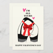 バいけなンタインの彼氏おもしろカード シーズンカード (正面/裏面)