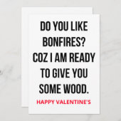 バおもしろいいけなンタインの名刺 シーズンカード (正面/裏面)