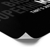 バおもしろいはっきりしたートスーパーヒューマンオールドマンパパグランドパファス ポスター (角)