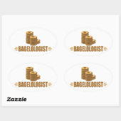 バおもしろいグル 楕円形シール (シート)