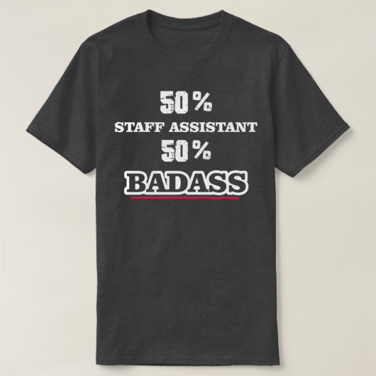バおもしろいダススタッフ Tシャツ (デザイン正面)