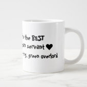 バおもしろいッギー最高のマグ ジャンボコーヒーマグカップ (右)