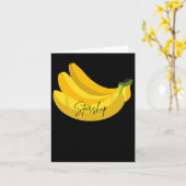 バおもしろいナ引用文 カード (黄色い花)