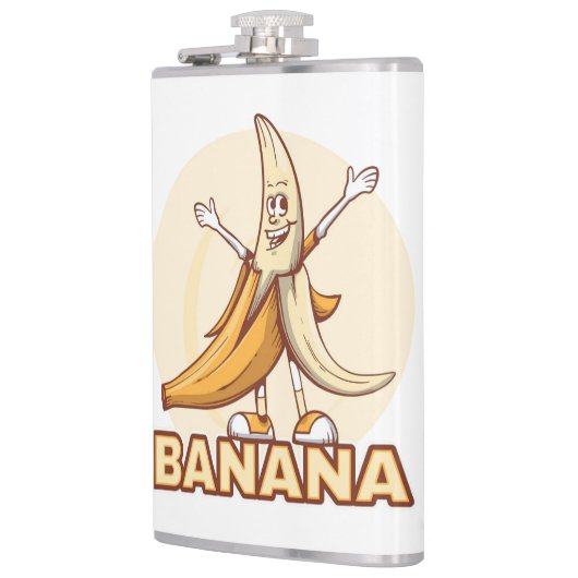 バおもしろいナ フラスク (左)