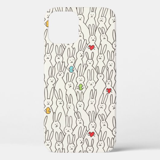 バおもしろいニーの継ぎ目のない模様 Case-Mate iPhoneケース (裏面)