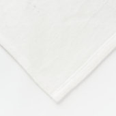 バおもしろいニーカラフルラブフラワー – 漫画スケッチ フリースブランケット (角)