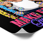 バおもしろいニー・トランプ47th塩ベミームイースターGを作る ポスター (角)