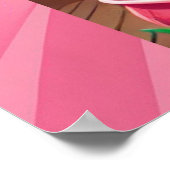 バおもしろいレンタアート ポスター (角)