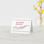 バおもしろいレンタントカードピックアップライン縁どハートSM カード (黄色い花)