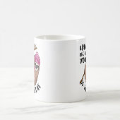 バおもしろいンタぶら下がったンの日にスロース コーヒーマグカップ (中央)