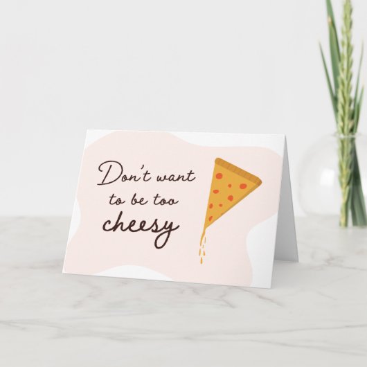 バおもしろいンタインのカード カード (正面)