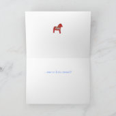 バおもしろいンタインのカード シーズンカード (内部)