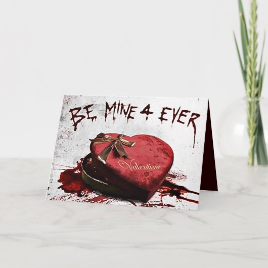 バおもしろいンタインのカード シーズンカード (正面)