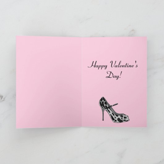 バおもしろいンタインのカード シーズンカード (内部)