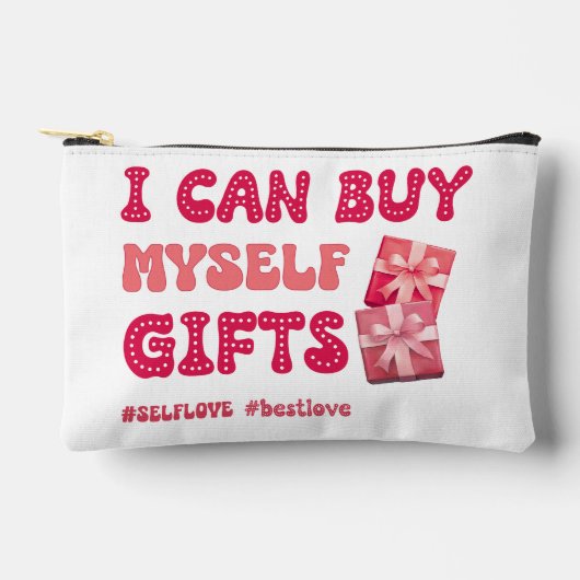 バおもしろいンタインの自己愛 アクセサリーポーチ (正面)