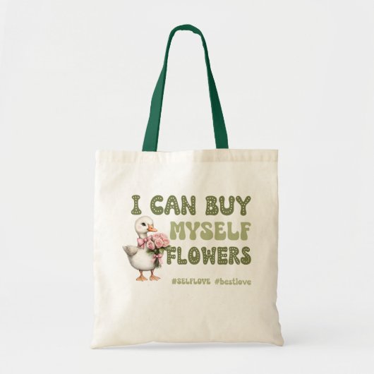 バおもしろいンタインの自己愛 トートバッグ (正面)