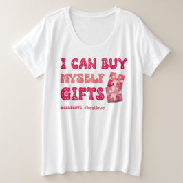 バおもしろいンタインの自己愛 プラスサイズTシャツ