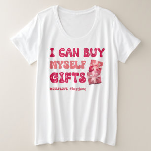 バおもしろいンタインの自己愛 プラスサイズTシャツ