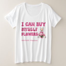 バおもしろいンタインの自己愛 プラスサイズTシャツ