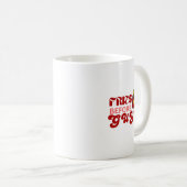 バおもしろいンタインの贈り物「みんなの前にフライ」 コーヒーマグカップ (正面右)