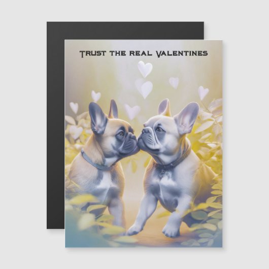 バおもしろいンタインフランスのブルドッグ愛好家 (正面/裏面)