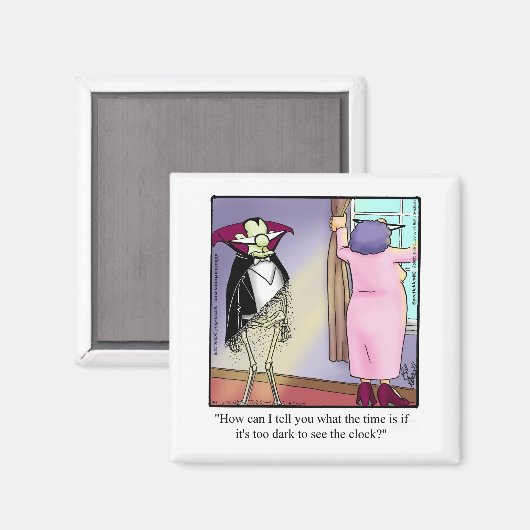 バおもしろいンパイアハロウィーンユーモア磁石 マグネット (正面/裏面)