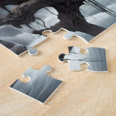 バおもしろいンフクロウオンブランチ ジグソーパズル (側面)