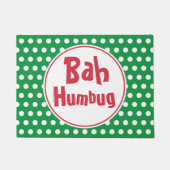 バおもしろいーフンバグクリスマスドールマット敷物 ドアマット (正面)