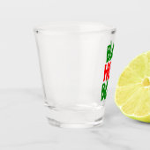 バおもしろいーフンバグクリスマスホリデーパーティー ショットグラス (左)