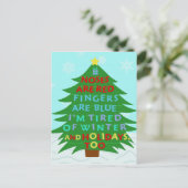 バおもしろいー・フンバグのクリスマス詩 シーズンポストカード (スタンド正面)