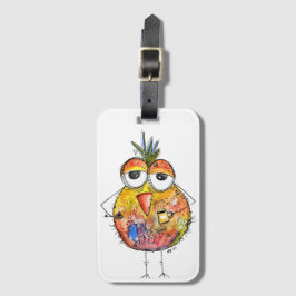 バお洒落カラフルードコーヒー ラゲッジタグ