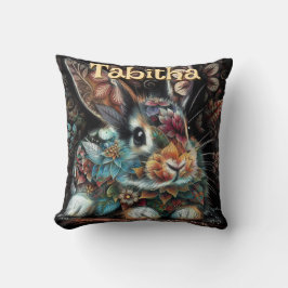 バお洒落ニーフローラパーソナライズされた クッション