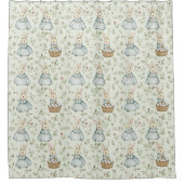 バお洒落ニーブリスイースターコレクション シャワーカーテン (正面)