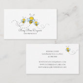 バお洒落ブ忙しビー保育園 名刺 (正面/裏面)