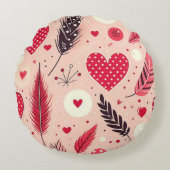 バお洒落レンタインズラブガーデン ラウンドクッション (正面)