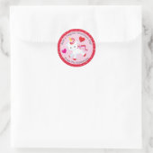 バお洒落レンタインマジカルハート ラウンドシール (バッグ)