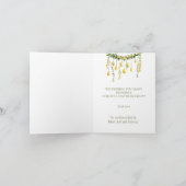 バかわいらしニー水彩フローラ復活祭 シーズンカード (内部)