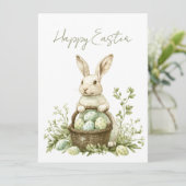 バかわいらしニー水彩フローラ復活祭 シーズンカード (スタンド正面)