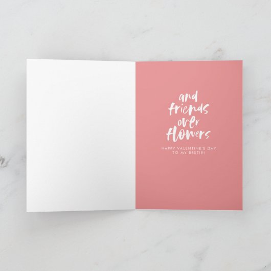 バはっきりしたモダンンタインの友人カード シーズンカード (内部)